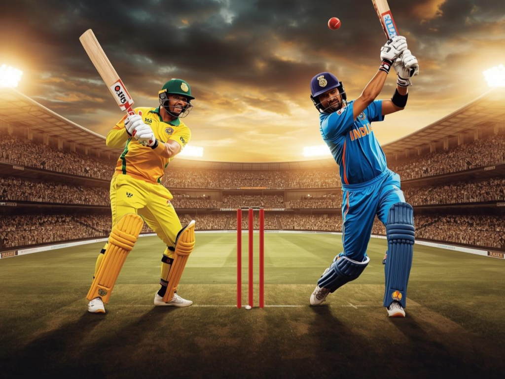India vs Australia World Cup Final 2023 - Travis Head batting at Narendra Modi Stadium Ahmedabad