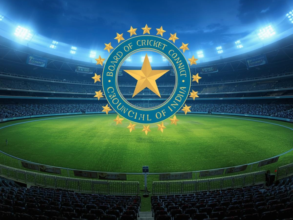 BCCI Board of Control for Cricket in India headquarters and logo